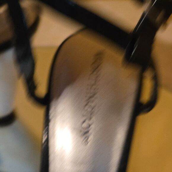 Worthington Black Strappy Heels - Picture 4 of 9